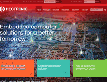 Tablet Screenshot of hectronic.se